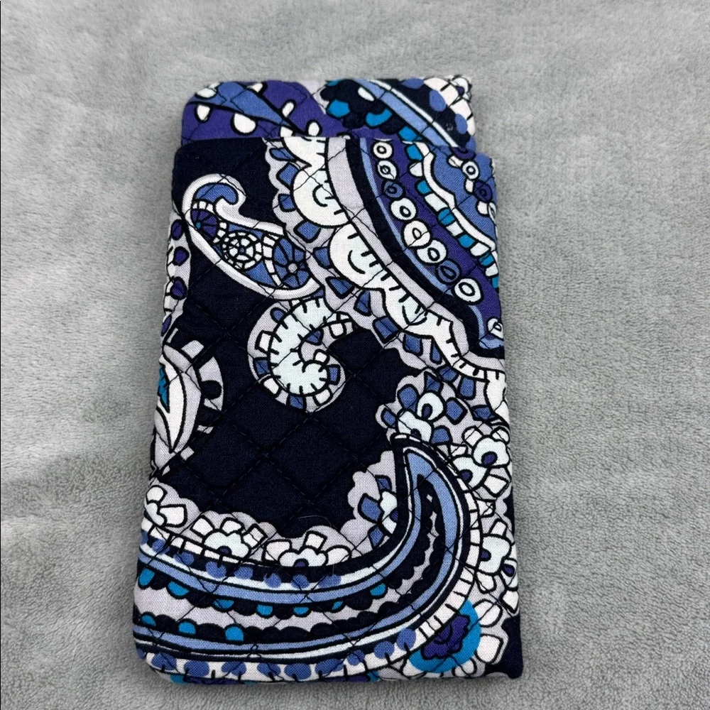 Vera Bradley Deep Night Paisley Glasses Case